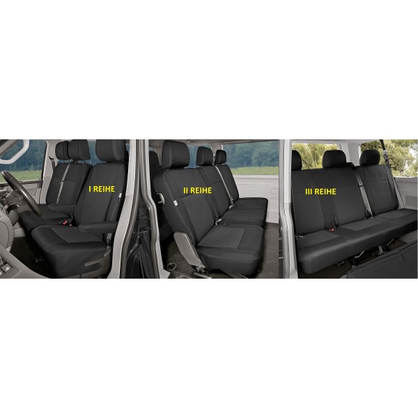 Huse Scaune 9 locuri MERCEDES VITO 2004-2016 din material textil gros premium