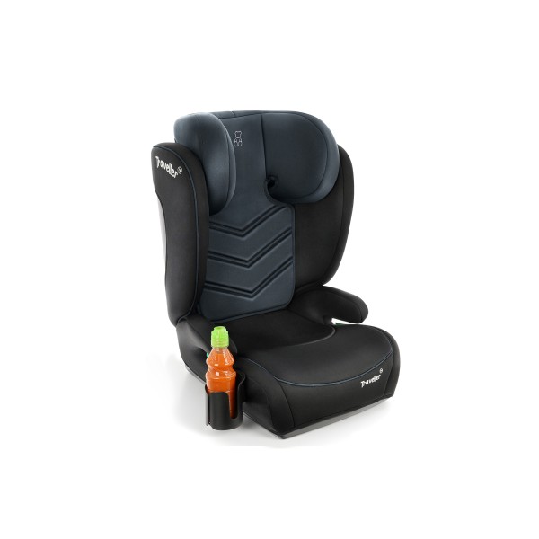 Scaun Auto Copii 100–150 cm (3.5–12 ani) Culore Negru Albastru Reglabil 13 Poziții 2 cm Spuma comfort Plus, Înălțător Inclus Certificare i-Size R129