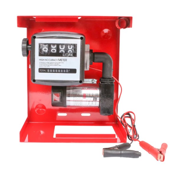 Pompa transfer diesel  12V 40L/min cu contor, furtun aspiratie 1.5m, furtun transfer 4m, pompa de ulei pentru încălzire, pompă de ulei autoamorsantă 300 W