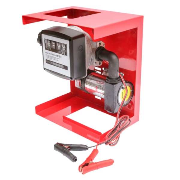 Pompa transfer diesel  12V 40L/min cu contor, furtun aspiratie 1.5m, furtun transfer 4m, pompa de ulei pentru încălzire, pompă de ulei autoamorsantă 300 W