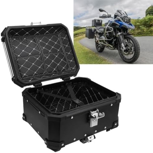 Moto Cutie APRILIA CAPONORD Top Case Moto 45L 42 х 34 х 30 cm cu Inchidere Cutie Portbagaj Motocicleta