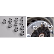 Set 20 Capace Prezoane Cromate 32mm Nichelate Jante si Roti SCANIA R420