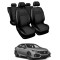 Huse Scaune din piele si material textil Honda Civic sedan/hatchback 2015-2019