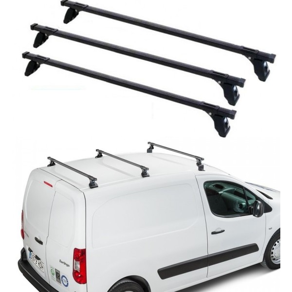 Set 3 bare plafon portbagaj Vw Caddy 2003-2015 din otel