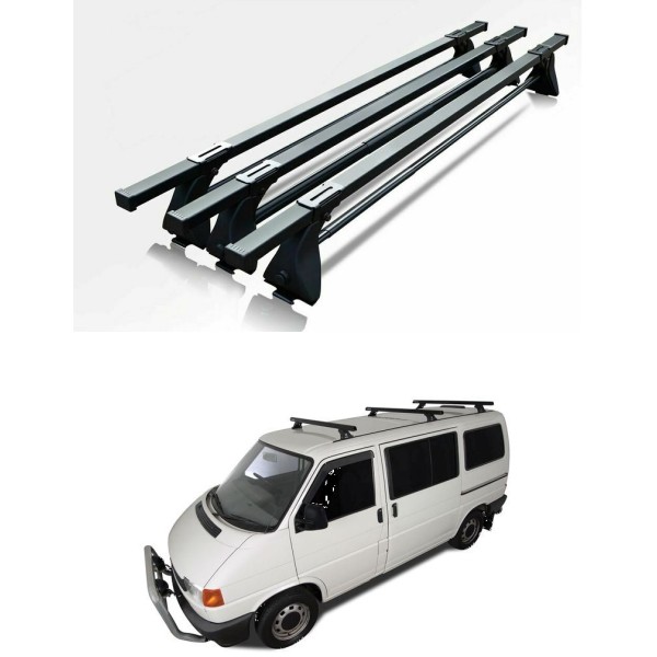 Set 3 bare plafon portbagaj Vw Transporter T4 Caravelle 1994-2003 din otel
