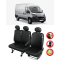 Huse Scaune din piele Peugeot Boxer 3 locuri (2+1) 2016