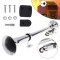 Claxon 1 Goarna Cromata  din inox 24 v cu electrovala