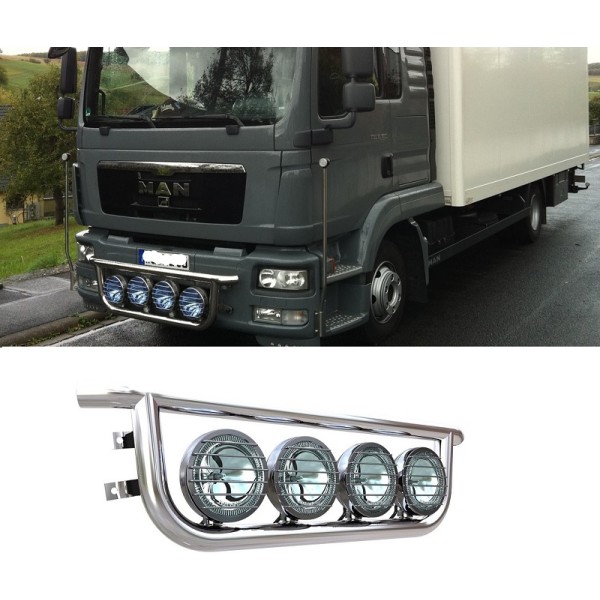 Bullbar/Bara Proiectoare Inox Grila Partea Inferioara Man TGL/TGM
