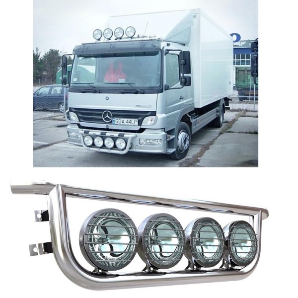 Bullbar/Bara Proiectoare Inox Grila Partea Inferioara Mercedes Atego