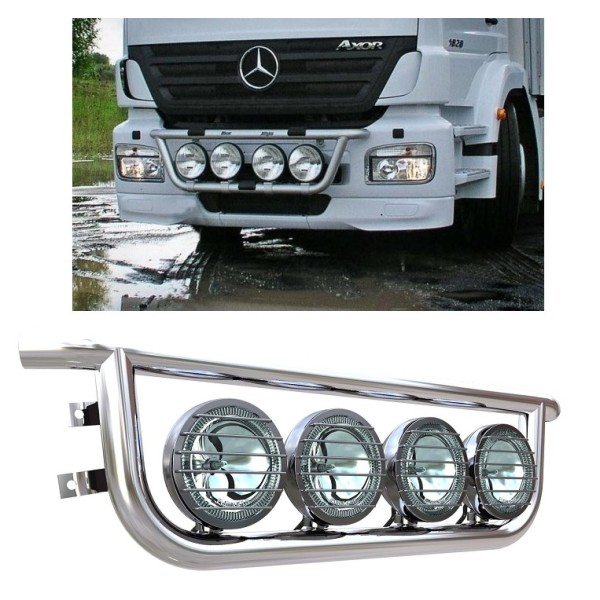 Bullbar/Bara Proiectoare Inox Grila Partea Inferioara Mercedes Axor