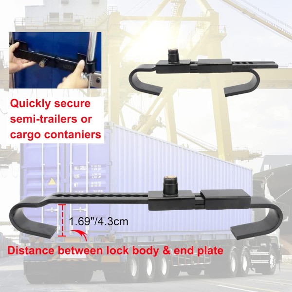 Antifurt Usi Containere Container Cargo si Semiremorci frigorifice din otel foarte rezistent cu cheie si sistem antiefractie