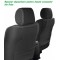 Huse Scaune SEAT ALHAMBRA I 1996-2010 bancheta fractionata si buzunare depozitare scaune fata Certificare Airbag Culoare Negru+Gri Deschis