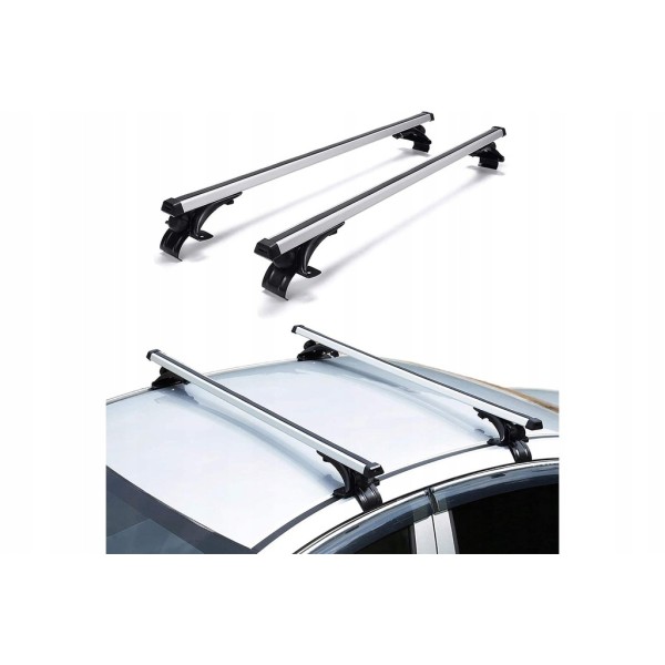 Bare Portbagaj aluminiu Renault Fluence 2009-2016 fara bare pe plafon prindere la portiere si plafon
