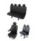 Huse Scaune Dedicate Citroen Jumpy 2004-2014 Cabina Dubla 7 Locuri ,Doka din Piele