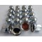 Set 20 Capace Prezoane Cromate 32mm Nichelate Jante si Roti DAF XF106