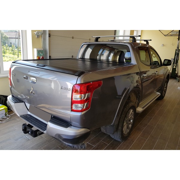 Închidere Benă Tip Rulou Manual MITSUBISHI L200 V 2015+ 2024 Cabină Dublă, Negru