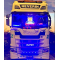 Emblema Super luminata led Galben Grila Scania R Super Galben 40x7cm 24V