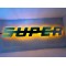 Emblema Super luminata led Galben Grila Scania R Super Galben 40x7cm 24V
