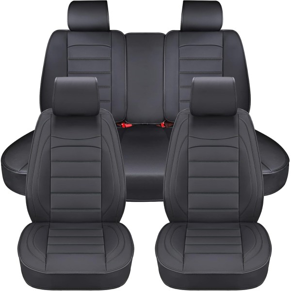Huse Scaune Piele Lux Alfa Romeo Giulietta 2010-2024 culoare negru