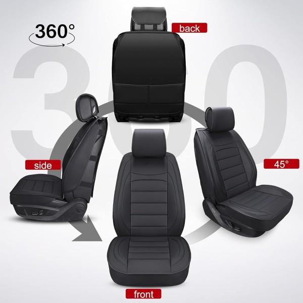Huse Scaune Piele Lux Land Rover Discovery Sport 2014-2024  culoare negru