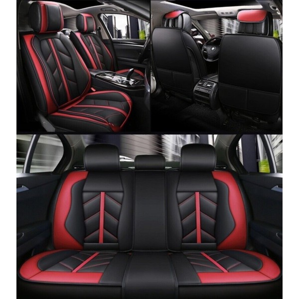 Huse Scaune Piele culoare Rosu/Negru Lux Toyota Proace II 2016-2024