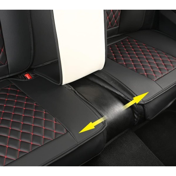 Huse Scaune Piele Romb Rosu Negru Volkswagen Beetle 2011-2019