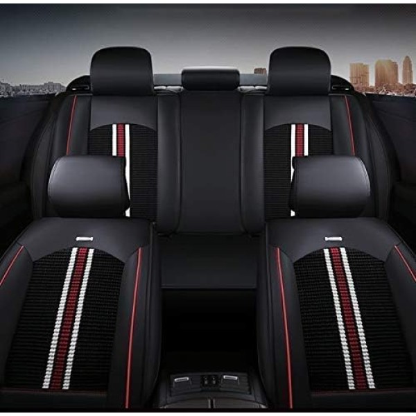 Huse Scaune Piele Textil Rosu Negru Alb Dacia Bigster 2025-2026