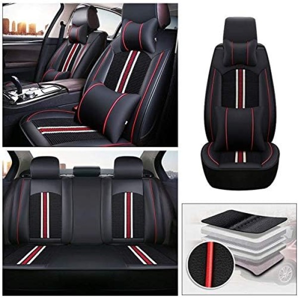 Huse Scaune Piele Textil Rosu Negru Alb Dacia Bigster 2025-2026