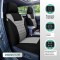 Huse Scaune SUZUKI BALENO II 2015-2025 Bancheta Fractionata Culoare  negru gri antracit