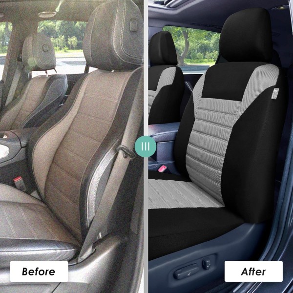 Huse Scaune SUZUKI BALENO II 2015-2025 Bancheta Fractionata Culoare  negru gri antracit