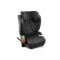 Scaun Auto Copii Piele Romb culoare Negru ISOFIX i-Size R129 100–150 cm  Premium, Reglabil, Înălțător Inclus si suport sticle