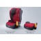 Scaun Auto Copii Rosu Inchis100–150 cm Certificare R129 i-Size, 3,5–12 ani, Înălțător Auto, Tetieră Reglabilă, Montare cu Centură, Bordo-Grafit + Organizator