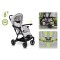 Carucior copii Little Rider Siena Culoare Gri, pliabil, compact, transport ușor Certificat de siguranta
