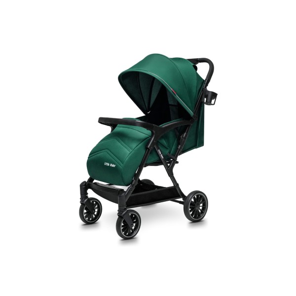 Carucior Sport copii Little Rider Siena Culoare Verde, pliabil, ușor, compact Certificare Siguranta