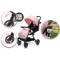 Carucior copii Little Rider Siena Culoare Roz pliabil, ușor, compact Certificare Siguranta