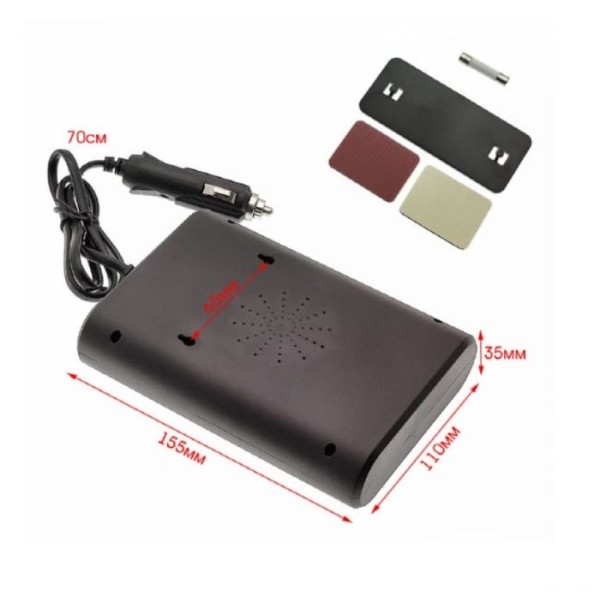 Invertor Auto 12V/24V la 220V 150W cu 4 USB și 2 Type-C – Convertor Tensiune cu 2 prize