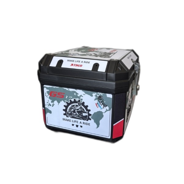 Moto Cutie ROYAL ENFIELD HIMALAYAN 450  Top Case Moto 45L 42 х 33 х 34 cm cu Inchidere Cutie Portbagaj Motocicleta