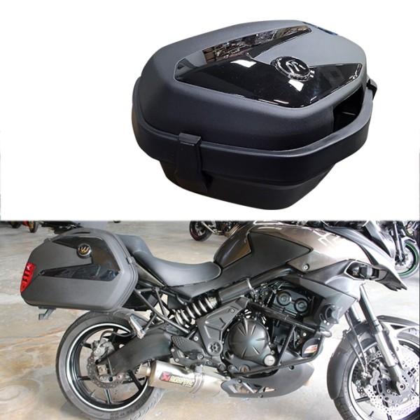 Top Case Cutii laterale KTM 390 ADVENTURE  20L set 2 buc ABS impermeabile negre cu CADRU DE PRINDERE