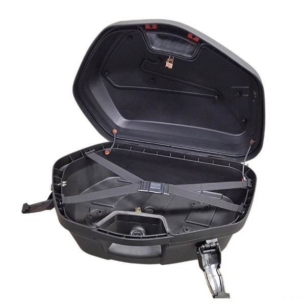 Top Case Cutii laterale CFMOTO 700MT   V35 20L set 2 buc ABS impermeabile negre cu CADRU DE PRINDERE