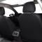 Huse Scaune din piele neagra cu cusatura alba eco VOLKSWAGEN GOLF VII 2012-2020  cu bancheta fractionata spate