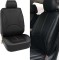 Huse Scaune din piele neagra cu cusatura alba eco VOLKSWAGEN GOLF VII 2012-2020  cu bancheta fractionata spate