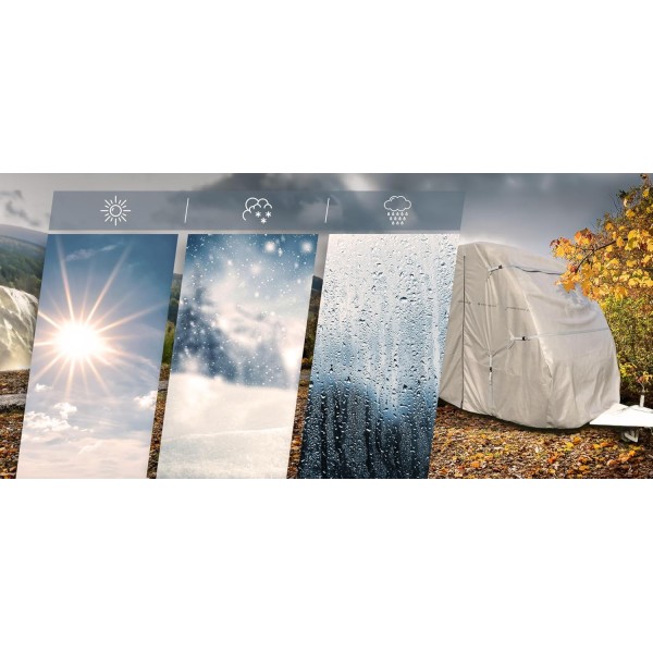 Prelata Husa exterioara Rulota Camper TABBERT 560  Impermeabilă  7 Straturi Anti-UV  Premium cu Protecție Totală pentru Exterior  450(L)x220(l)x218(h)cm
