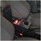 Cotiera auto Dacia Logan 2011-2019 realizată din eco piele, cu suport pentru pahar și compartiment de depozitare. Montaj ușor
