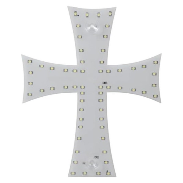 Cruce LED RGB 7 culori 12-24V pentru camion duba masina mica dimensiune 23х25см