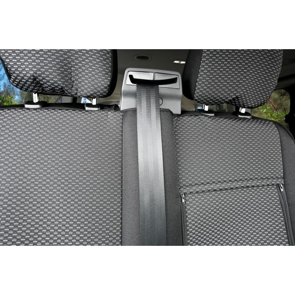 Huse autodedicate CITROEN JUMPY  3 locuri 2+1 an 2004-2014  cu cotiera si masuta Material textil GROS
