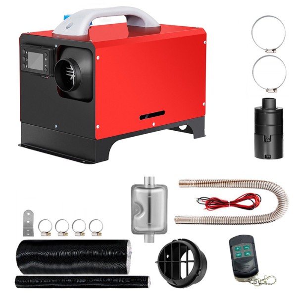 Sirocou 8kw diesel 220v Puternic incalzitor stationar silentios rulota camper garaj casa 220V  diesel  cu display LCD, telecomanda si bujie(patrat)