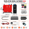 Sirocou 8 kw rezervor 5L 12-24V 8KW rulota camper garaj casa  diesel  cu display LCD, telecomanda si bujie(dreptunghi)