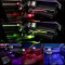 Kit Lumini Ambientale Auto RGB LED 7 Culori, Control Telefon Android/iOS, Sincronizare Muzică 18-1