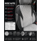 Huse Scaune Negru Gri BMW SERIA 5 F11 2010-2013 din Textil Romb cu inserie de piele si bancheta fractioanta cu Airbag si SRS compatibil cu scaune incalzite si ventilate