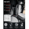 Huse Scaune Negru Gri BMW SERIA 5 F11 2010-2013 din Textil Romb cu inserie de piele si bancheta fractioanta cu Airbag si SRS compatibil cu scaune incalzite si ventilate
